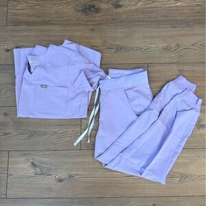 Figs Light Purple Jogger Sweatpants
